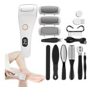 Electric Pedicure - Foot Sander - Rechargeable Cordless High Performance for Manicure and Pedicure with Razor and Scraper