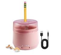 Electric Pencil Sharpener - Battery Operated & USB Powered, Heavy Duty Automatic Sharpener for No. 2 & Colored Pencils, Portable Stationery for Home Office, School, Teachers & Students