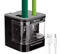 Electric Pencil Sharpener -Battery Usb Operated,dual Holes,for 6-8mm 9-12mm Pen
