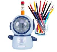 Electric Pencil Sharpener - Efficient Automatic Pencil Sharpener | Heavy Duty Classroom Sharpeener | Rechargeable Hands-Free Penccil Sharpeneer Perfect for School, Office & Art Use