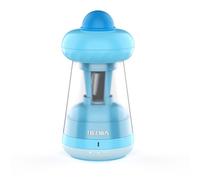 Electric Pencil Sharpener, Fully Automatic Pencil Sharpener, Auto in & Out Automatic Pencil Sharpener for Rechargeable Hands-Free Portable for 6.5-11.5mm Pencils, Classroom Office Home-Blue