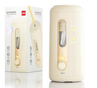 Electric Pencil Sharpener, Fully Automatic Pencil Sharpener for 6.9-10.8mm Colored/Jumbo Pencils, Auto in & Out, Rechargeable Hands-Free Sharpener for Classroom Home Office, Beige