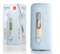 Electric Pencil Sharpener, Fully Automatic Pencil Sharpener for 6.9-10.8mm Colored/Jumbo Pencils, Auto in & Out, Rechargeable Hands-Free Sharpener for Classroom Home Office, Blue