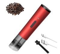 Electric Pepper Grinder - USB Rechargeable Salt Mill, Grinder | High-Quality Ceramic Core Sleek Modern Design, Adjustable Grinding Level, Kitchen Tool for Cooking Dining Home Use