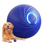 Electric Pet Play Ball - Self Moving Activity Toy, Intelligent Motion Sphere | Durable ABS Construction Long Life Recharge Power System, Timed Shutoff Stimulation Solution Active Puppies Adult Animals