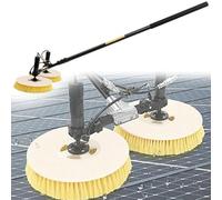 Electric Photovoltaic Panel Cleaner with Adjustable Handle for Efficient Outdoor Solar Panel and Window Glass Cleaning