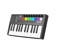 Electric Piano 25 Key MIDI Keyboard Controller Professional Electronic Audio Portable Arranging OLED Display Assignable
