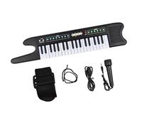 Electric Piano 37-Key Electronic Keyboard Piano Portable Mini Electronic Organ Musical Instrument 8 Tones 6 Rhythms 10 Demo With Strap