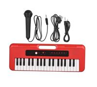 Electric Piano 37 Key Electronic Piano With Mini Microphone Preset 10 Demos Supports Recording Headphone Keyboard