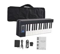 Electric Piano 61-Key Foldable Electronic Piano Folding 61 Keys Sensitive Piano Keyboard With Piano Bag And Sustain Pedal Rechargeable