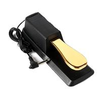 Electric Piano Continuation Pedal Electronic Piano Digital Synthesizer Switch Metal Pedal Instrument Accessories 1PC(Gold)