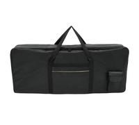 Electric Piano Gig Bag 61 Key Keyboard Gig Bag with Adjustable Shoulder Strap Portable Electric Piano Case 420D Oxford Cloth with Padded(Black A)