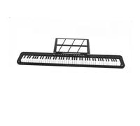 Electric Piano Professional 88 Keys Electronic Organ Portable Electronic Piano Adult Beginners Musical Keyboard(Bk,Set2)