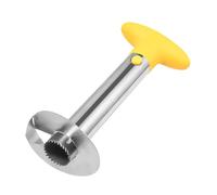 Electric Pineapple Peeling Machine Stainless Steel Peeler Corer Slicer Cutter Effortless Cutting Kitchen Gadget with Anti-corrosion Blades Automatic Yellow