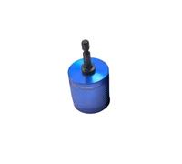 Electric Pipe Cleaner, Copper Pipe Brush, Deburring Tool for Metal Pipes, 15/25/29mm Interchangeable Heads, Hex Shank Drill Attachment for Welding Prep, Automotive and Manufacturing, Blue, Pack