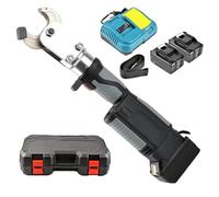 Electric Pipe Crimping Tool Kit with Automatic Operation, Wide Mold Range, Includes Batteries, Charger, and Carrying Case for Professional Plumbing and Electrical Work