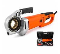 Electric Pipe Threader 2300W, Heavy Duty Handheld Machine Power Drive Kit with Manual Threading Set Type 30 for Professional Pipe Fitting