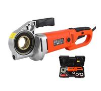 Electric Pipe Threader 2300W, Heavy-Duty Machine with Hand-Held Power Drive for Efficient Manual Pipe Threading