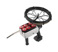 Electric Pipe Threader, Brushless Motor Handheld Threading Machine, 15m Wire - High Efficiency, Variable Speed Control, Suitable for Pipe and Network Communication