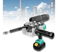 Electric Pipe Threader - Portable Lithium Battery Threading Machine with 550Nm Torque, Power Display, Smart Panel Adjustment, and Efficient Heat Dissipation