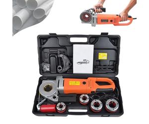 Electric Pipe Threading Kit, Suitable for Galvanized Pipes, Providing an Efficient Pipe and Building Threading Solution.
