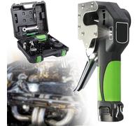 Electric Pipe Tube Expander Tool, 45° Eccentric Flaring Kit, Cordless for Soft Copper Aluminum Brass, 8 Chucks Clamps