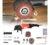 Electric Pipe Tube Polisher Sander with 6-Speed Control,and Wide Switch for Efficient Woodworking and Metal Finishing ( B)