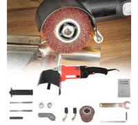 Electric Pipe Tube Polisher Sander with 6-Speed Control,and Wide Switch for Efficient Woodworking and Metal Finishing ( A)