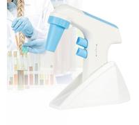 Electric Pipette Controller, Digital Laboratory Pipette, 8 Adjustable Speeds, Gravity & Electric Dispensing, Aspiration Speed: 25ml in <7s, Ideal for Labs & Research