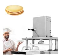 Electric Pizza Dough Sheeter - Commercial Roller Press Machine, Stainless Steel Non-Stick Plate for Pizza, Cake, Tortillas, Bread