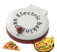 Electric Pizza Maker, 1000w Electric Baking Pan, Double Sided Heating, 4 in 1 Indoor Portable Pizza Oven, Pancake And Omelette Maker, 8 Inch / 23cm, Fried/Baked/Baked/Sautéed