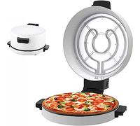 Electric Pizza Maker - Double-Sided Nonstick Oven for Pizzas, Pancakes, Nachos & Fajitas with Power Indicator Lights - Versatile Cooking Appliance
