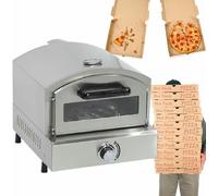 Electric Pizza Oven Countertop, Stainless Steel Pizza Maker Portable Stove Pizza Ovens Suitable for Party Outdoor Cooking Commercial/Home,110V