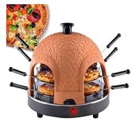 Electric Pizza Oven Maker, 8 Persons Electric Pizza Oven With Terracotta Fan Hood, Smokeless Electric Oven Pizza Oven For Pizza Party Home Party
