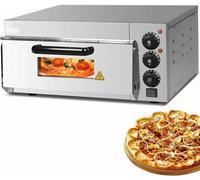 Electric Pizza Oven, Single/Double Deck Commercial Pizza Drawer Toaster Oven Countertop, Stainless Steel Outdoor BBQ Pizza Oven for Home Restaurant