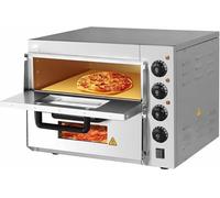 Electric Pizza Oven, Single/Double Deck Commercial Pizza Drawer Toaster Oven Countertop, Stainless Steel Outdoor BBQ Pizza Oven for Home Restaurant