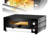 Electric Pizza Oven with Adjustable Temperature and Timer for Home and Commercial Use