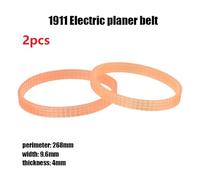 Electric Planer Drive Belt for 1911B Model - PU Double Cog Timing Belt, 268mm Perimeter × 9.6mm Width × 4mm Thickness, 2-Pack
