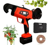 Electric Plant Tying Machine, Semi-Automatic Vine Binder with LED Display and Adjustable Gear, 25mm Capacity for Tomatoes and Raspberries