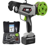 Electric Plant Tying Machine Tape Tool for Tomatoes Peppers Grapes Cucumbers and Vining Vegetables Quickly and Easily Tie, Great for Gardeners Farmers, with Tapes, Spare Parts