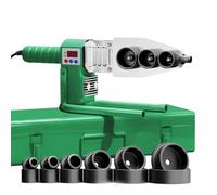 Electric Plastic Welder - Adjustable Temperature Fusion Pipe Welding Machine for PPR PE PB PPC Pipes with 20/25/32/40/50/63mm Die Heads