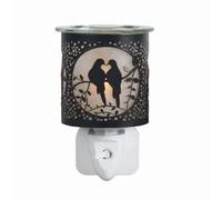 Electric Plug In Wax Melter 13cm Black - Doves Aroma Accessories Black One Size