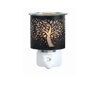 Electric Plug In Wax Melter 13cm Black - Tree of life Aroma Accessories Black One Size
