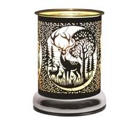 Electric Plug In Wax Melter 13cm - Deer Family Aroma Accessories Black One Size