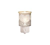 Electric Plug In Wax Melter Silhouette Heart Tree 13cm Aroma Accessories White One Size
