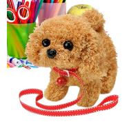 Electric Plush Dog - Electronic Nodding Puppy | Barking Sounds and Nodding Head Movements, Battery Powered Robotic Dog Toy, Reactive Animated Toy