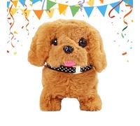 Electric Plush Dog | Interactive Educational,Walking Dog Electronic Toy Robot Pet,for Boys Preschoolers Teens Children Living Room Bedroom Dorm Travel Apartment