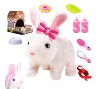 Electric Plush Stuffed Animals | Interactive Rabbit Animal | Real Looking Toy Rabbit | Gift for Boys and Girls at New Year Christmas and Easter