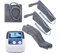 Electric Pneumatic Massager, 4 Cavity Pressotherapy Air Compression Leg Foot Massager, Arm Waist Wraps Foot Ankles Calf Massage Machine Pain Relax