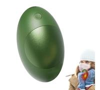 Electric Pocket Warmer: Dual Shell Avocado Battery Device, Mini Charging Tank | Playful Green Design, Outdoor Recreation Purpose, Cozy Tool